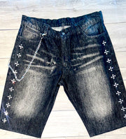Endless Attire Short Jeans - Distressed Denim | Unisex Streetwear Shorts | Sizes S–XL | Lightweight 0.4kg