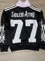 Endless Attire Flame Varsity Jersey - Orange | Bold Streetwear Rugby Shirt | Sizes M–XXL
