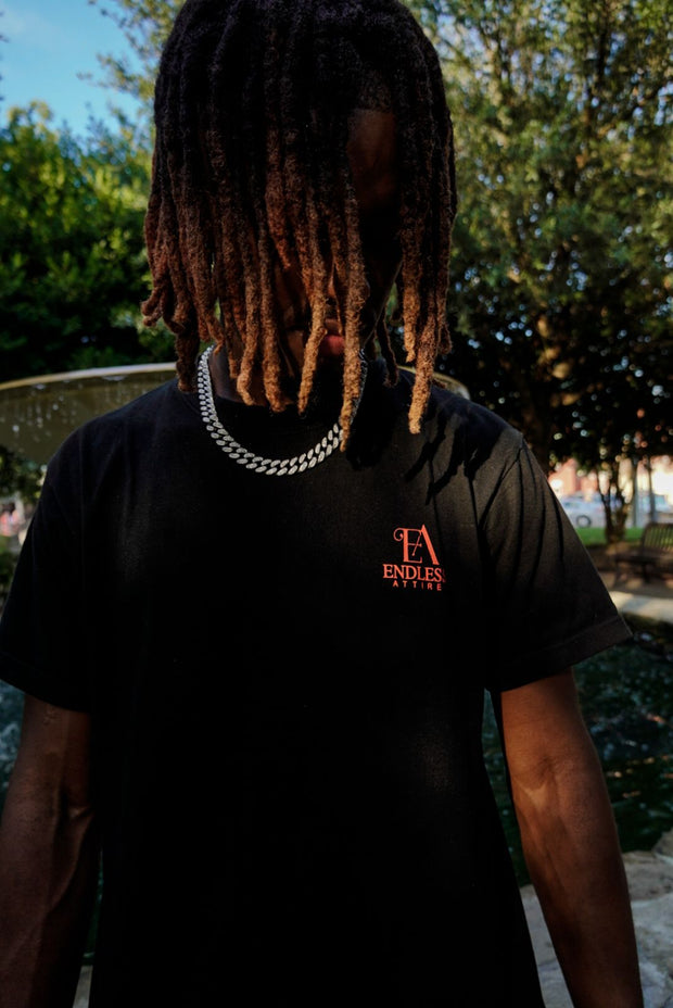 Endless Attire Black Round Neck Tee