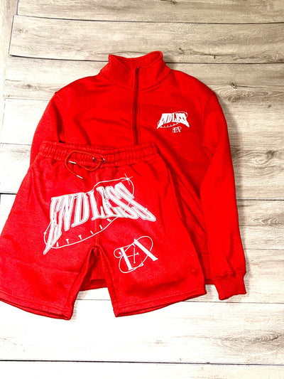 Endless Zip-up & shorts set