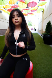 🚨 Endless Attire Velvet Track Jacket - Black | EA Zip-Up Streetwear | Sizes S–XL